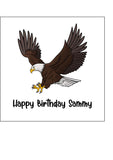 Eagle 01 Edible Icing Cake Topper or Ribbon