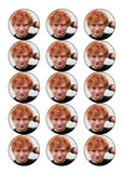 Ed Sheeran 01 Edible Icing Cake Topper or Ribbon