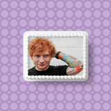 Ed Sheeran 01 Edible Icing Cake Topper or Ribbon