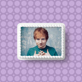 Ed Sheeran 02 Edible Icing Cake Topper or Ribbon