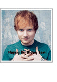 Ed Sheeran 02 Edible Icing Cake Topper or Ribbon