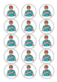 Ed Sheeran 03 Edible Icing Cake Topper or Ribbon