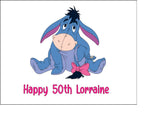 Eeyore Edible Icing Cake Topper - Winnie the Pooh
