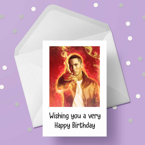 Eminem 01 Birthday Card