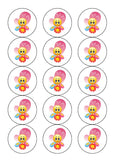 Emoji 01 Edible Icing Cake Topper or Ribbon