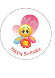 Emoji 01 Edible Icing Cake Topper or Ribbon
