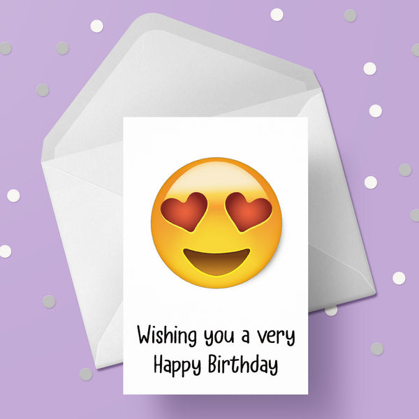 Emoji 02 Birthday Card
