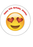 Emoji 02 Edible Icing Cake Topper or Ribbon
