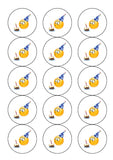 Emoji 06 Edible Icing Cake Topper or Ribbon