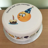 Emoji 06 Edible Icing Cake Topper or Ribbon
