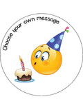 Emoji 06 Edible Icing Cake Topper or Ribbon