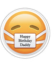 Emoji 09 Edible Icing Cake Topper or Ribbon