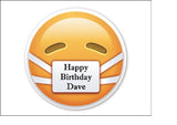 Emoji 09 Edible Icing Cake Topper or Ribbon