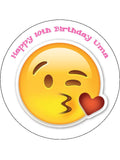 Emoji 05 Edible Icing Cake Topper or Ribbon