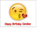 Emoji 05 Edible Icing Cake Topper or Ribbon