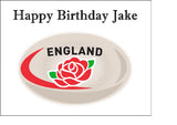 England Rugby 01 Edible Icing Cake Topper or Topper