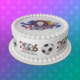 England Football 06 Edible Icing Cake Topper or Ribbon
