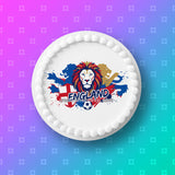 England Football 06 Edible Icing Cake Topper or Ribbon