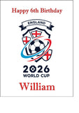 England Football 07 Edible Icing Cake Topper or Ribbon