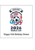 England Football 07 Edible Icing Cake Topper or Ribbon