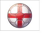 England Football 08 Edible Icing Cake Topper or Ribbon