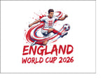 England Football 09 Edible Icing Cake Topper or Ribbon