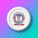 England Football 10 Edible Icing Cake Topper or Ribbon