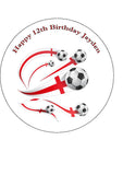 World Cup 2026 ENGLAND Football Edible Icing Cake Topper or Topper 03