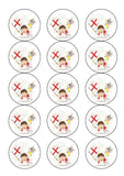 England Football Edible Icing Cake Topper 04