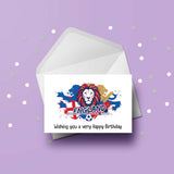 World Cup 2026 ENGLAND Football Birthday Card 06