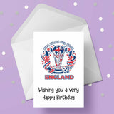 World Cup 2026 ENGLAND Football Birthday Card 10