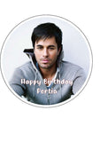 Enrique Iglesias Edible Icing Cake Topper or Ribbon