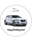 Jaguar F-PACE Edible Icing Cake Topper or Ribbon