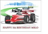 F1 Formula One Edible Icing Cake Topper 04
