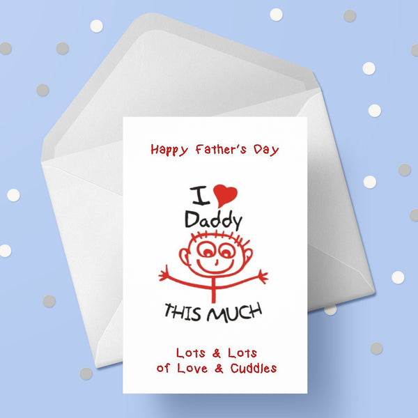 Father's Day Card 01 - I love Daddy