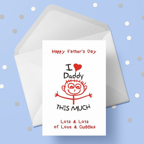 Father's Day Card 01 - I love Daddy