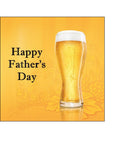 Father's Day Edible Icing Cake Topper 10 - Pink of Beer