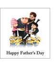 Father's Day Edible Icing Cake Topper 11 - Despicable Me