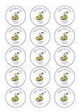 Father's Day Edible Icing Cake Topper 13 - Favourite Taxi Driver