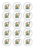 Fishing Edible Icing Cake Topper 02