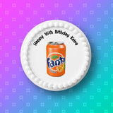 Fanta Edible Icing Cake Topper