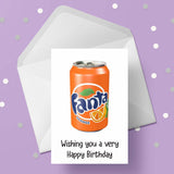 Fanta Birthday Card