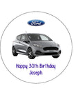 Ford Fiesta Edible Icing Cake Topper