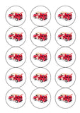 Fire Engine 02 Edible Icing Cake Topper