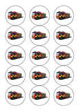 Fire Engine 01 Edible Icing Cake Topper