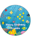 Fish / Sealife / Ocean 02 Edible Icing Cake Topper or Ribbon