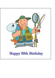 Fishing Edible Icing Cake Topper 02