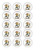 Fishing 06 Edible Icing Cake Topper or Ribbon