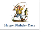 Fishing 06 Edible Icing Cake Topper or Ribbon