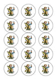 Fishing 07 Edible Icing Cake Topper or Ribbon